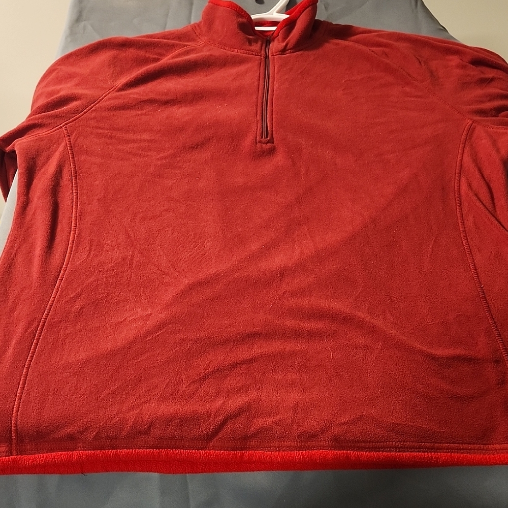Mountain Warehouse Red Quarter‑Zip Fleece Size XL – Outdoor Layer